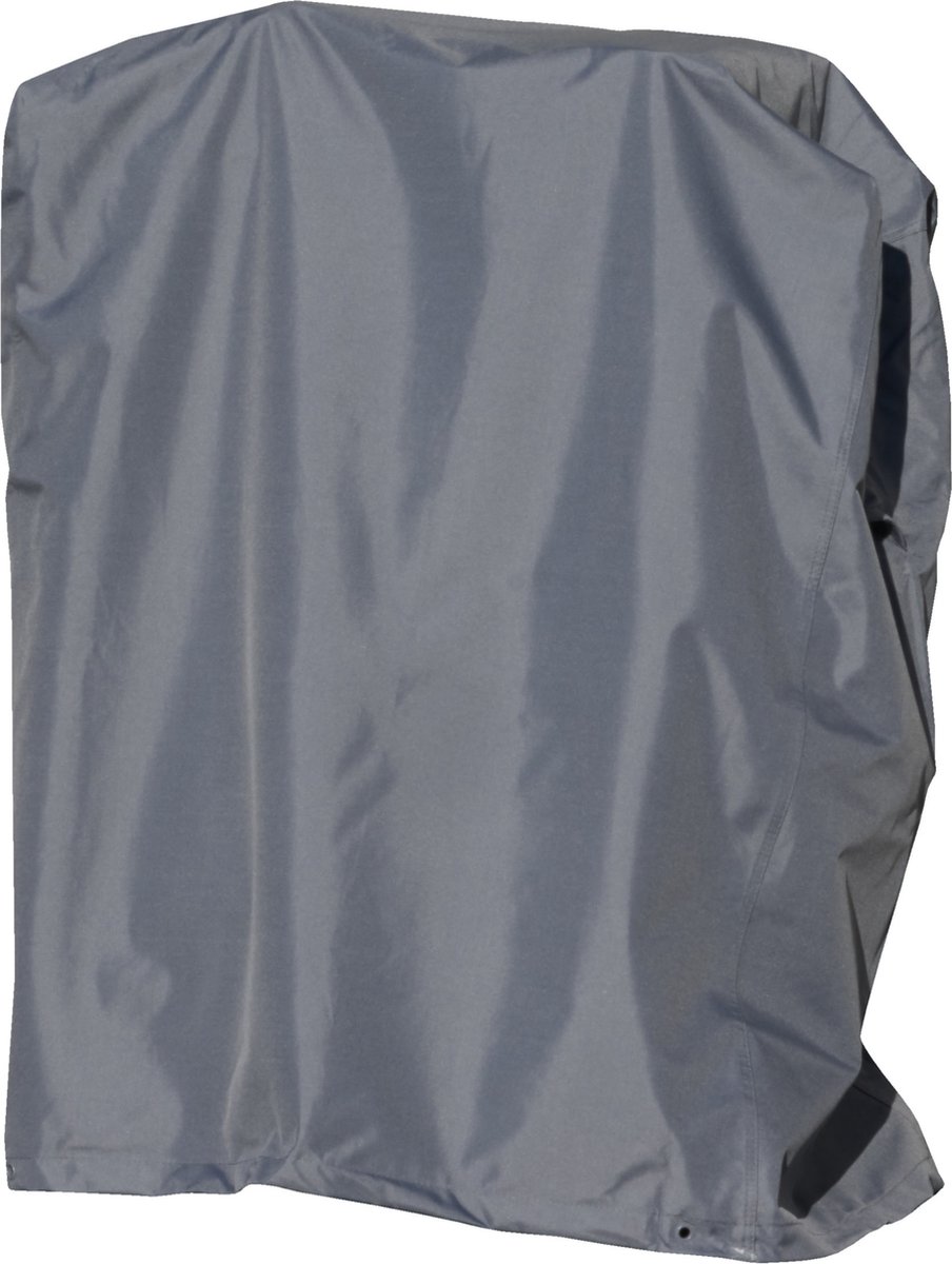 Beschermhoes voor stapelstoelen / klapstoelen | 85 x 45 x 100 cm | polyesterweefsel van het type Oxford 600D, kleur: grijs.