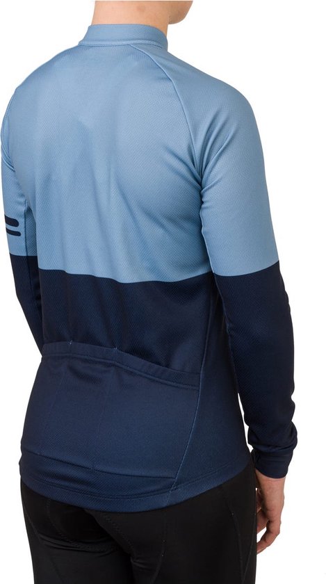 Wulibike Dames Fietsshirt met Lange Mouwen, Ademend Rennfietsshirt Hoog Elastisch Fietskleding met 4 Zakken, lila, M