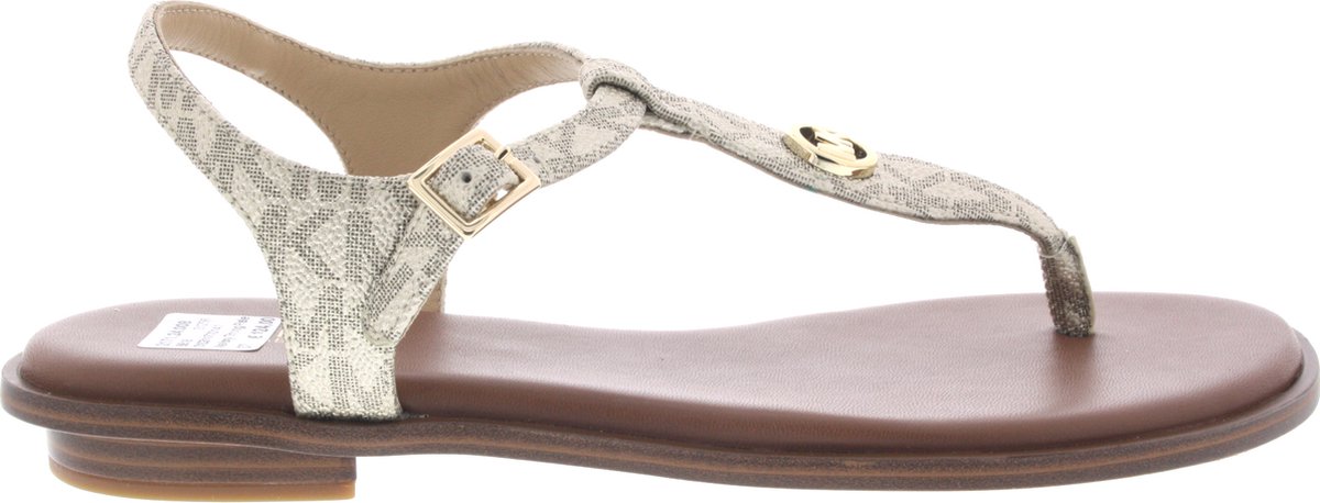 Dames Sandalen Michael Kors Mallory Thong Pale Gold Goud - Maat 37