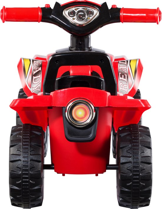 Cabino Loopauto / Loopwagen Quad Met licht & muziek Rood bol