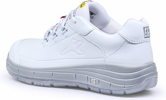 HKS Free 3 V S2 witte werkschoenen - veiligheidsschoenen - safety shoes -  laag - dames... | bol.com