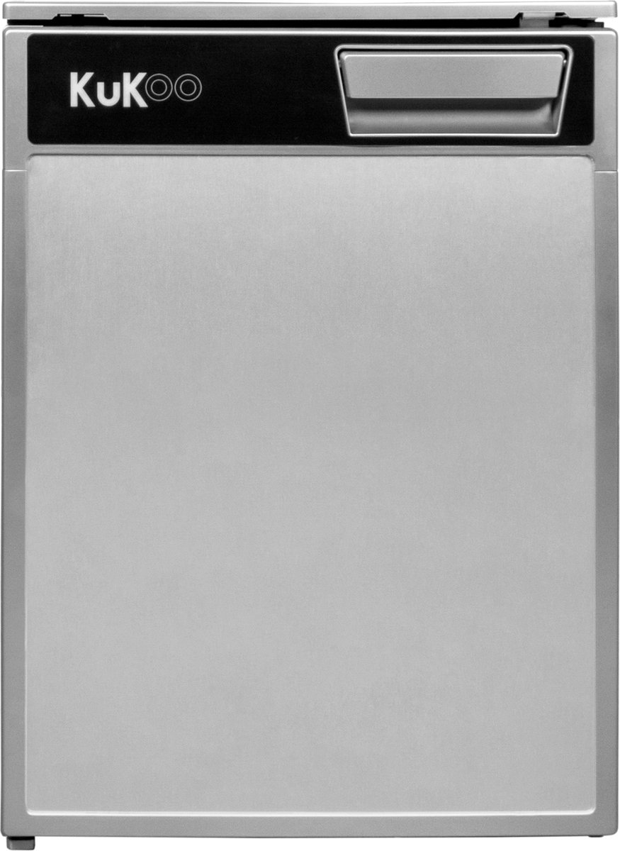 Mini Compressor Koelkast - Capaciteit: 46.5 Liter - 49x38x52 cm - Camping Camper Kamperen - Zilver