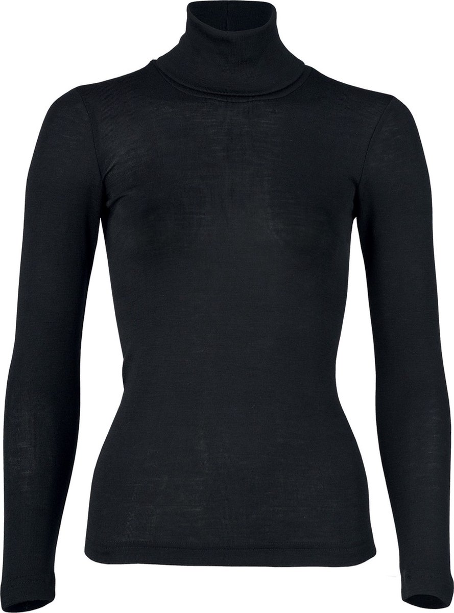 Dames Coltrui Merino Wol - Zijde | Engel Natur | GOTS | zwart 34/36S
