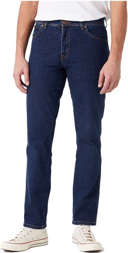 Wrangler Texas Slim Jeans Blauw 44 / 36 Man