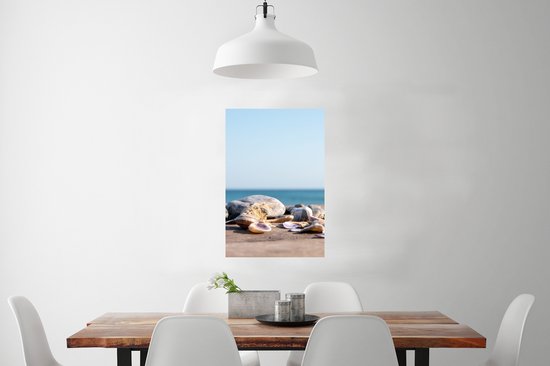 Affiche Coquillages - Plage - Mer - Eté - Soleil - 40x60 cm