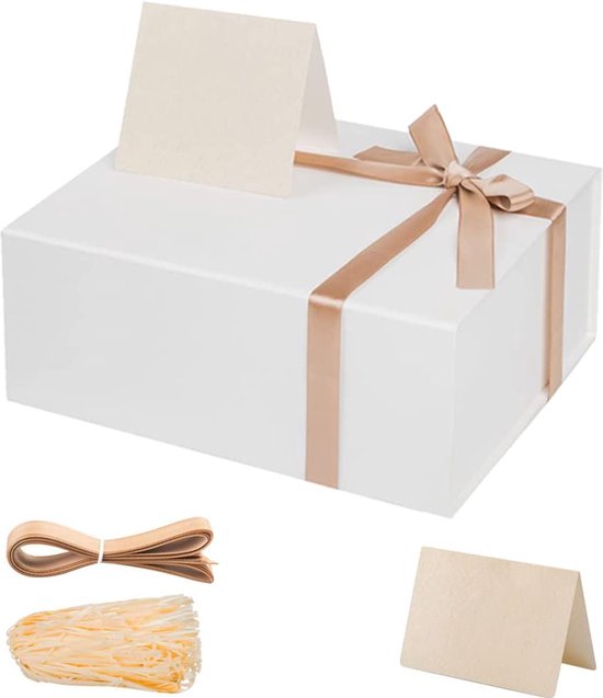 Boîte cadeau vide de Luxe - Avec couvercle magnétique - Carton cadeau en  papier... | bol.com