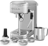 KitchenAid Espressomachine Artisan - koffiemachine met slimme sensortechnologie, stoompijpje en accessoires - Metaal