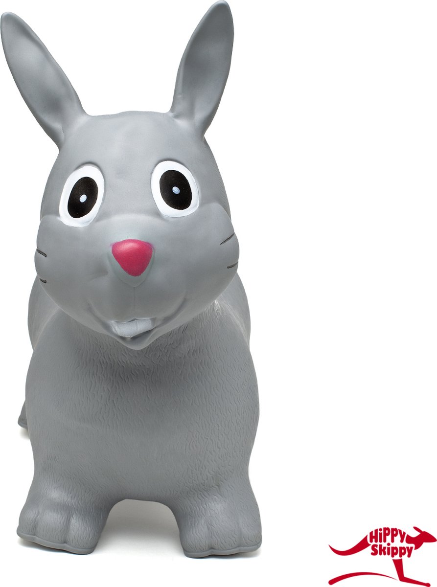Hippy Skippy Konijn Skippybal - 81 cm - Grijs — afbeelding 12
