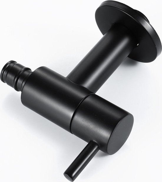 robinet - Robinet extérieur noir mat en acier inoxydable - Avec accessoires  - Robinet... | bol.com