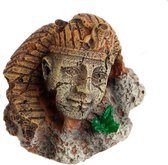 Farao Ornament voor Aquarium – Egyptische Oude Sphinx Ruïne – 5.6*4.7 cm