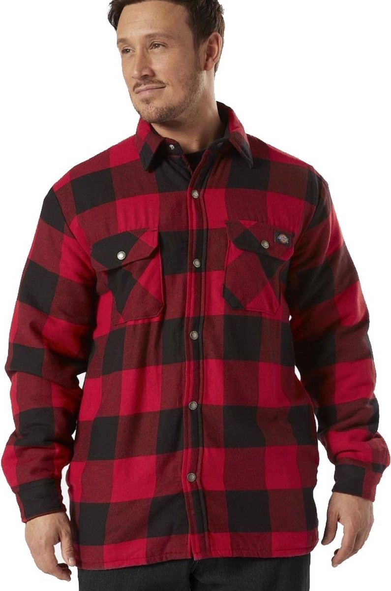 Dickies Lined Flannel Duck English Red Jacket Heren