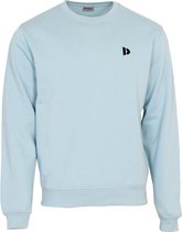 Donnay - Fleece sweater ronde hals Dean - Sporttrui - Heren - Maat S - Licht blauw (025)