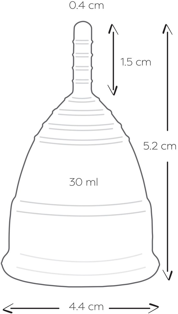 Mae B - Menstrual Cups Size L - Bodycare and hygiene Tampons Rood L