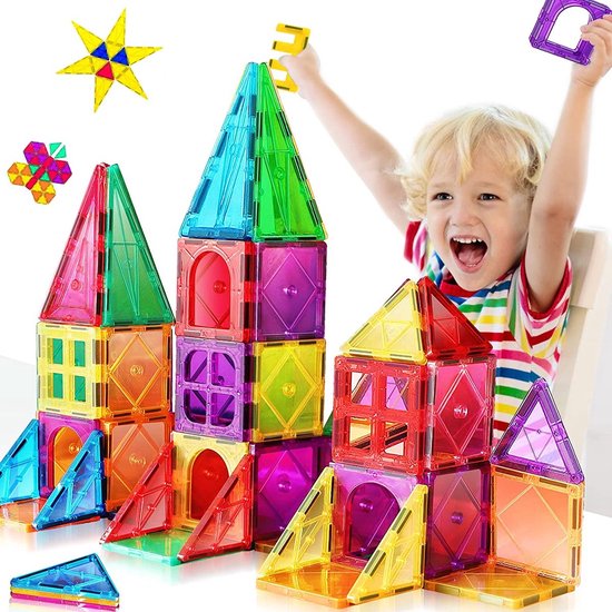 Condis Magnetische Bouwstenen 114Pcs Magnetische Bouwblokken Magneet Speelgoed Magnetisch