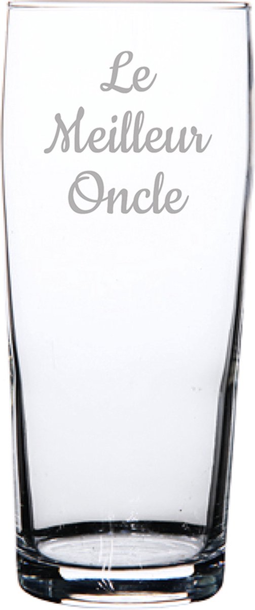 Bierfluitje gegraveerd - 19cl - Le Meilleur Oncle
