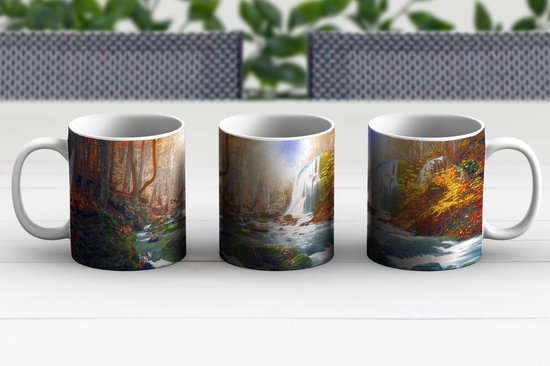 Mug - Tasse à café - Cascade - Soleil - Automne - Tasses - 350 ML - Tasse - Tasses à café - Tasse à thé