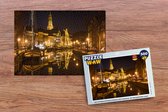 Puzzel Groningen - Nacht - Lichten - Legpuzzel - Puzzel 500 stukjes