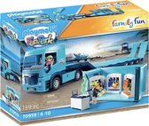 Playmobil Family Fun - Camion surbaissé Funpark avec conteneur 70959