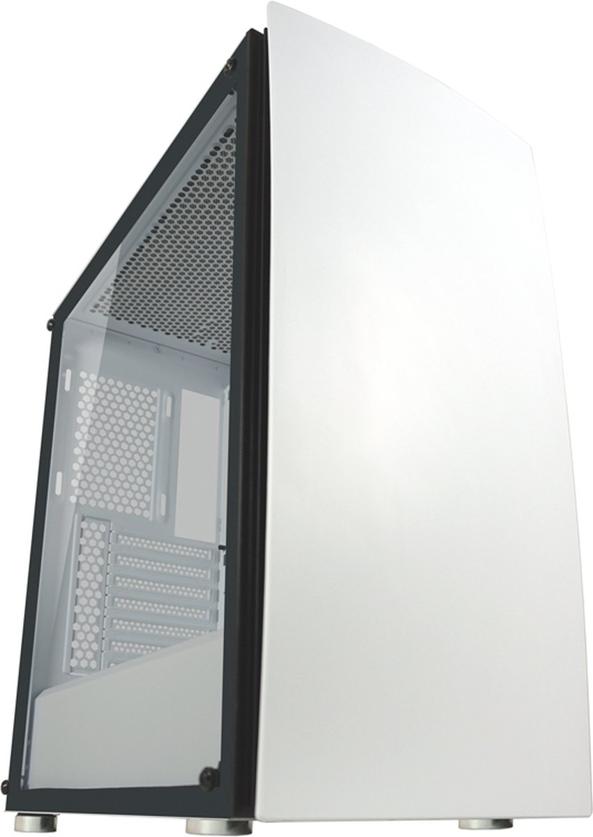 Case LC-Power Gaming 713W ATX Bright Sail X White, 2*USB3.2, 1*USB3.2 C