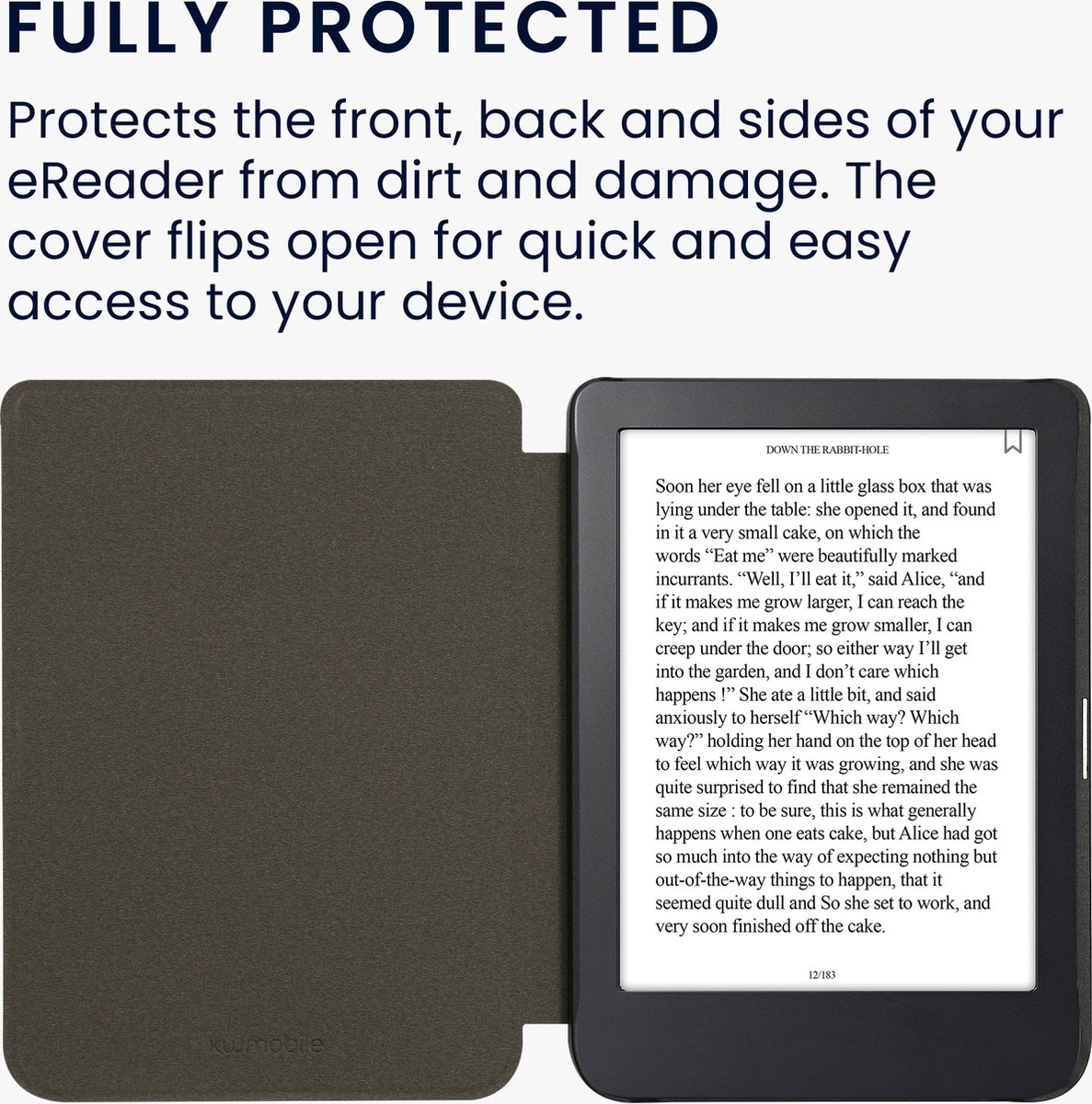 Étui compatible avec Kobo Clara 2E/Tolino Shine 4 - Étui en similicuir pour  liseuse et liseuse de Kobo - Lavande