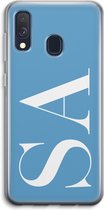 Gepersonaliseerd - Case Company® - Hoesje geschikt voor Samsung Galaxy A40 hoesje - Monogram N°2 - Soft Cover Telefoonhoesje - Bescherming aan alle Kanten en Schermrand