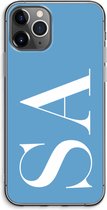 Gepersonaliseerd - Case Company® - Hoesje geschikt voor iPhone 11 Pro Max hoesje - Monogram N°2 - Soft Cover Telefoonhoesje - Bescherming aan alle Kanten en Schermrand