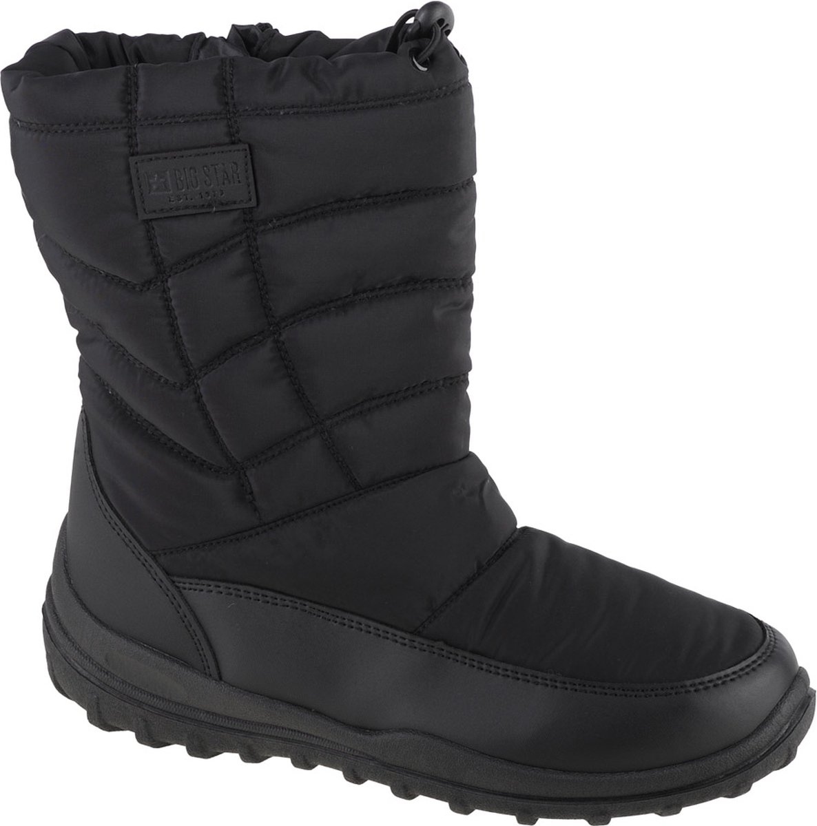 Big Star Snow Boots KK274599, Vrouwen, Zwart, Sneeuw laarzen,Laarzen, maat: 37