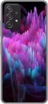 Geschikt voor Samsung Galaxy A53 5G hoesje - Rook - Kleurstof - Abstract - Siliconen Telefoonhoesje