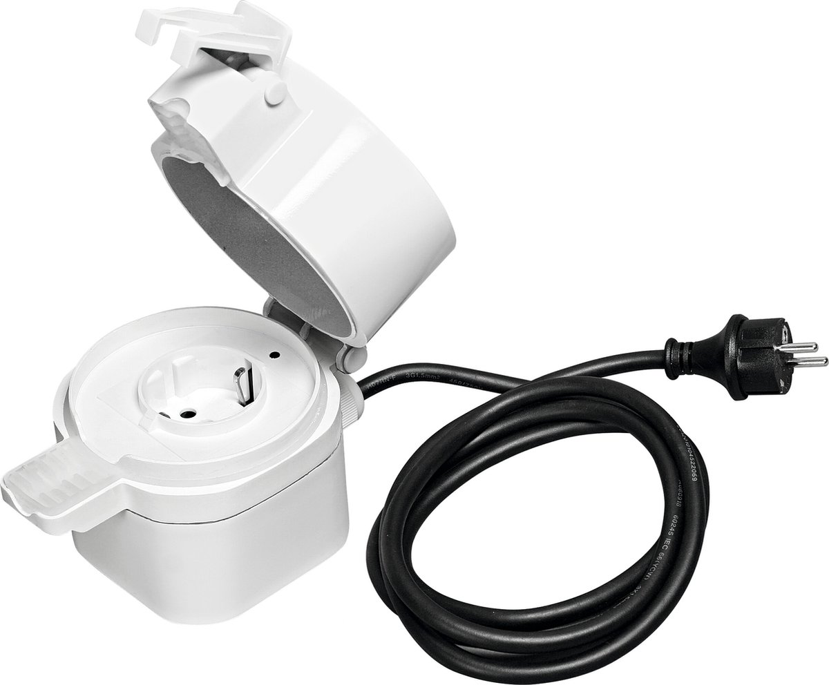LEDVANCE SMART+ ZigBee Outdoor slimme stopcontact voor EU plugs en stekkers.