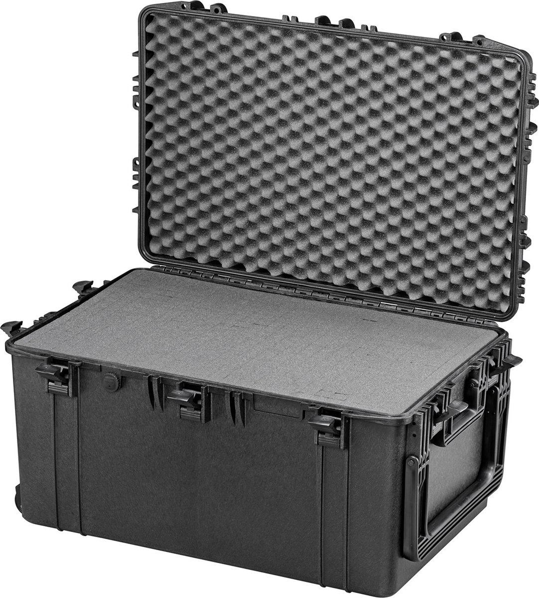 Gaffergear camera koffer 075H zwart incl. plukschuim - 54,000000 x 42,600000 x 42,600000 cm (BxDxH)