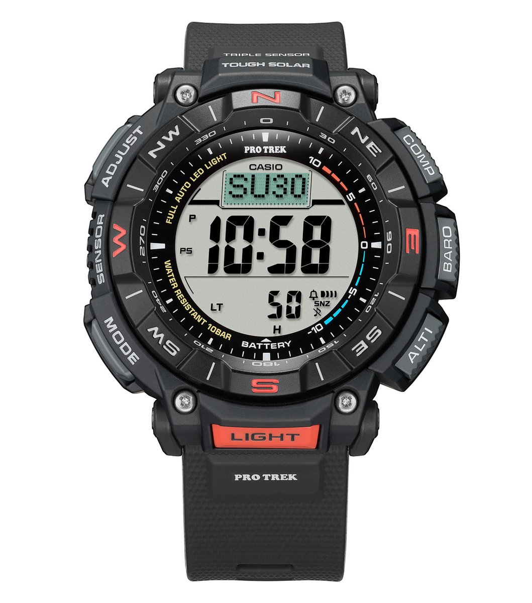 Casio Pro Trek PRG-340-1ER Herenhorloge 51,7 mm - Zwart