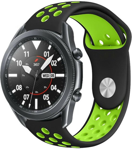 Siliconen Smartwatch bandje Geschikt voor Samsung Galaxy Watch 3
