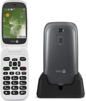 Doro 6520, Clapet, SIM unique, 7,11 cm (2.8"), 2 MP, 800 mAh, Graphite, Blanc