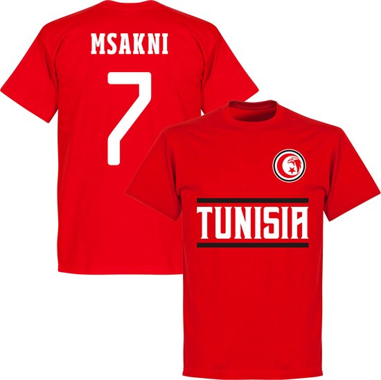 Tunesië Msakni 7 Team T-Shirt - Rood - M