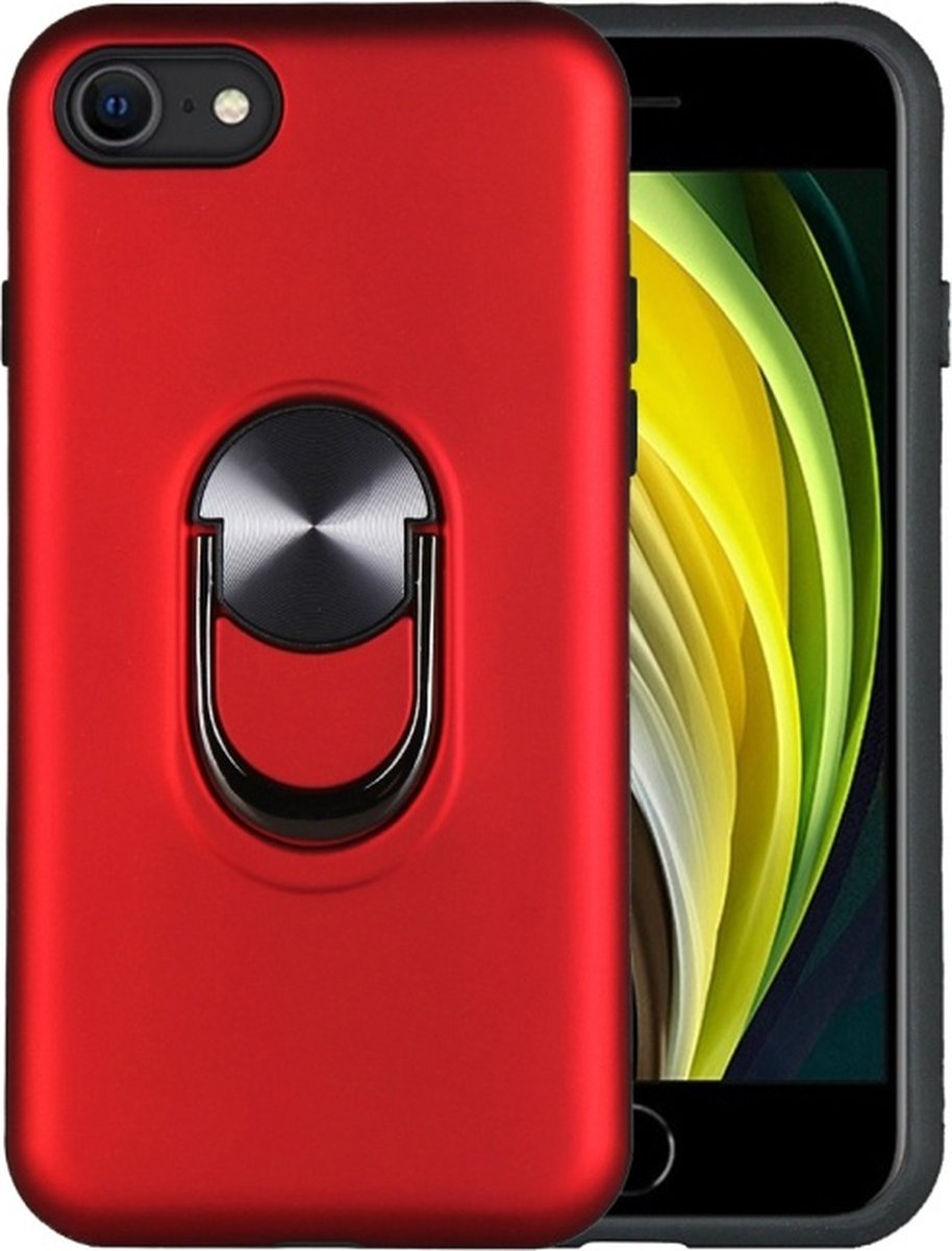 Hoesje Geschikt voor iPhone 7G/8G hoesje Shockproof Armor case - back cover – TPU – Rood