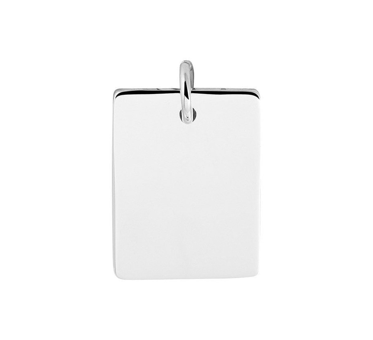 Zilver Gerhodineerde Graveerhanger 1330449