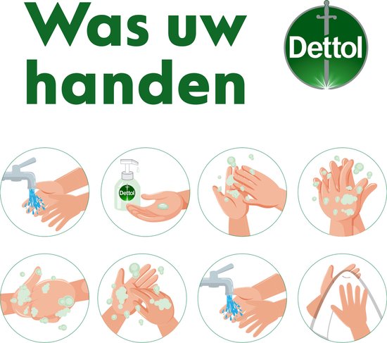 Dettol - Handzeep No Touch Navulling - Antibacterieel - Galamboter - 250ml x5 - Voordeelverpakking - Dettol