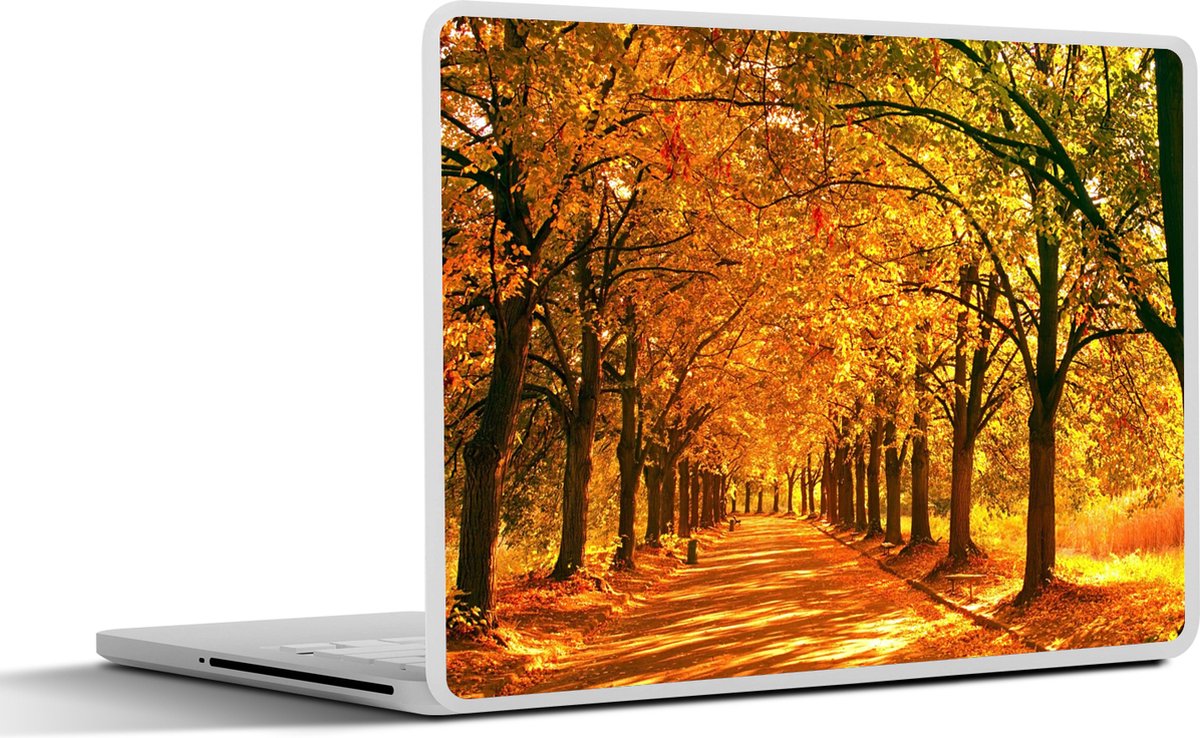 Laptop sticker - 11.6 inch - Bos - Herfst - Seizoenen - Landelijk - 30x21cm - Laptopstickers - Laptop skin - Cover