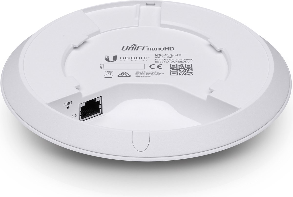 Ubiquiti UniFi nanoHD - Network Accesspoint - WiFi Versterker - WiFi 5 - 3-Pack — cadeau in Cadeau-ideeën - foto 2