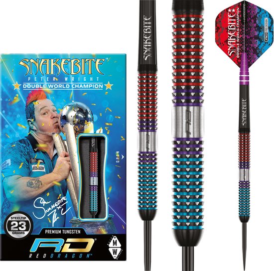 Red Dragon Peter Wright Spirit 90% - Dartpijlen van Merkloos — afbeelding 2