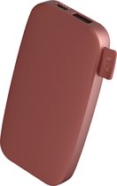 Fresh ‘n Rebel Powerbank 6000 mah – Powerbank – iPhone – Samsung – Telefoon oplader - Safari Red