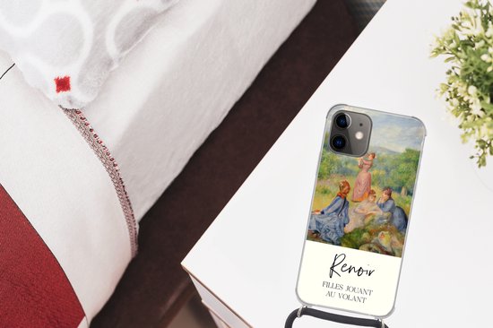 Coque avec cordon iPhone 11 - Peinture - Renoir - Impressionnisme - Siliconen - Bandoulière - Coque arrière avec cordon - Coque pour téléphone avec cordon - Coque avec corde