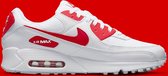 Nike Air Max 90 Wit / Rood - Heren Sneaker - DX8966-100 - Maat 46