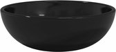 vidaXL Lavabo Glas trempé - 35 x 12 cm - Zwart - Lavabo