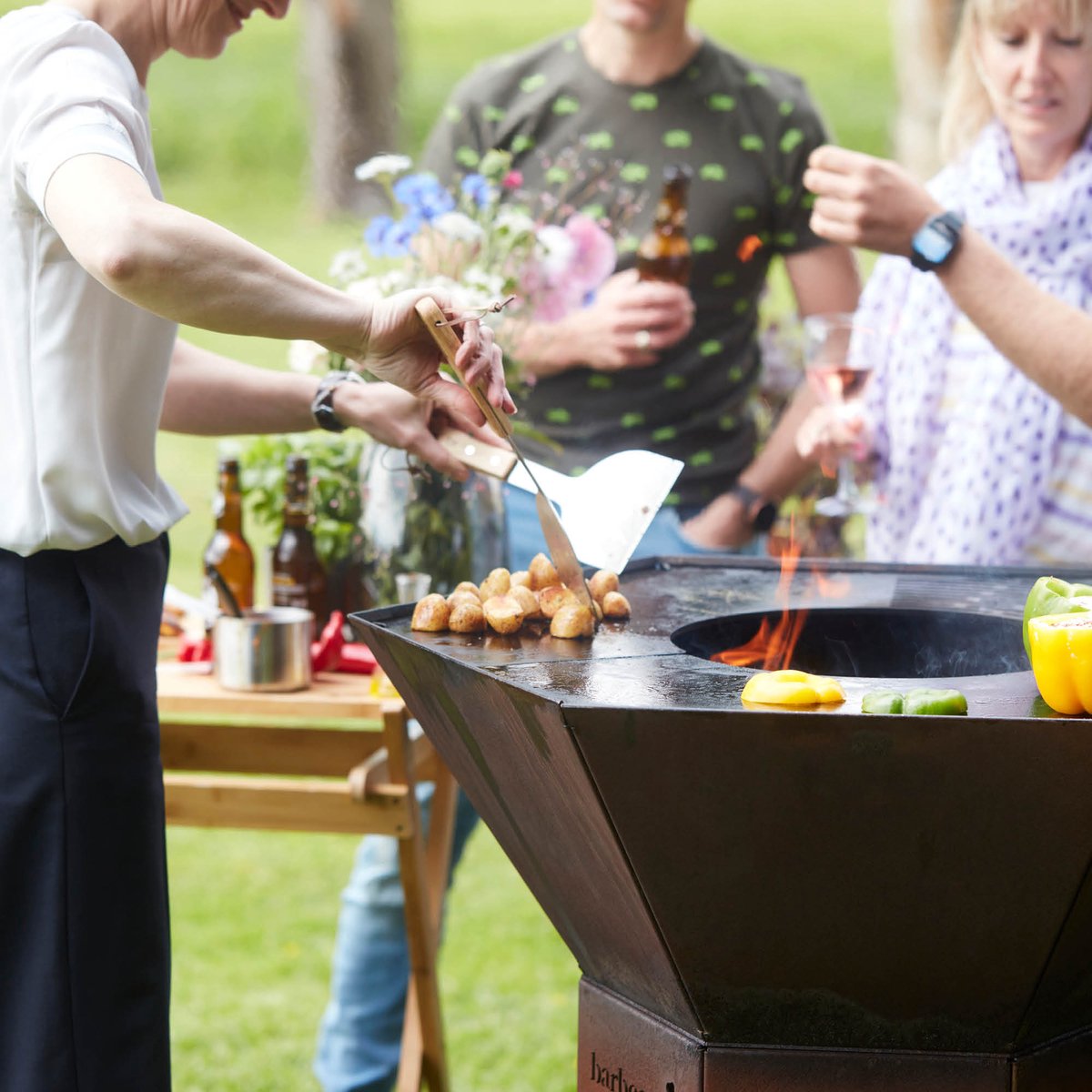 Barbecook Nestor Original - Charcoal barbecue - Corten steel