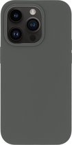 BMAX Siliconen hard case hoesje geschikt voor iPhone 14 Pro - Hardcover - Apple - Back cover - Backcover - Beschermhoesje - Telefoonhoesje - Hard case - Telefoonbescherming - Grijs