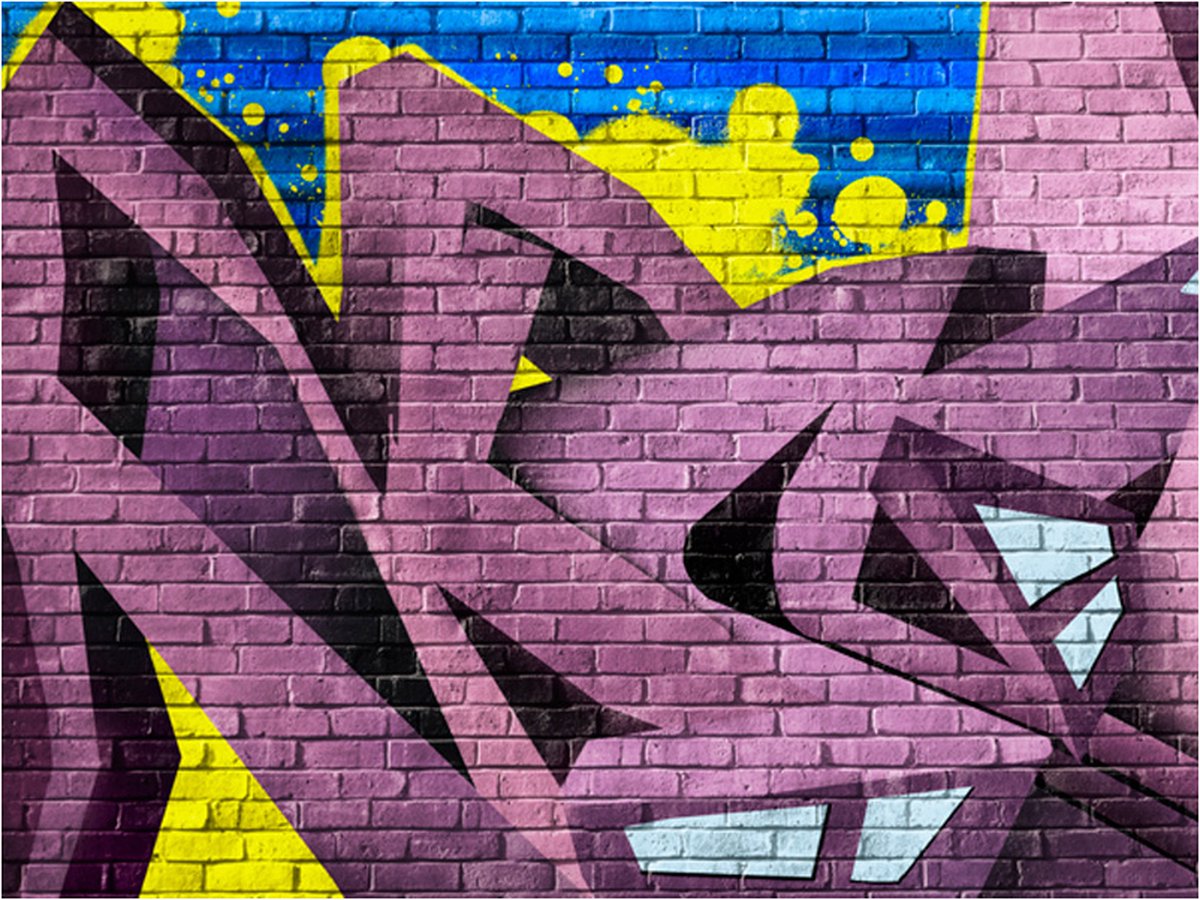 Fotobehang - Street art - graffiti.