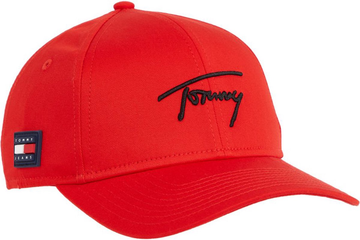 Tommy Hilfiger - Signature cap deep crimson - heren