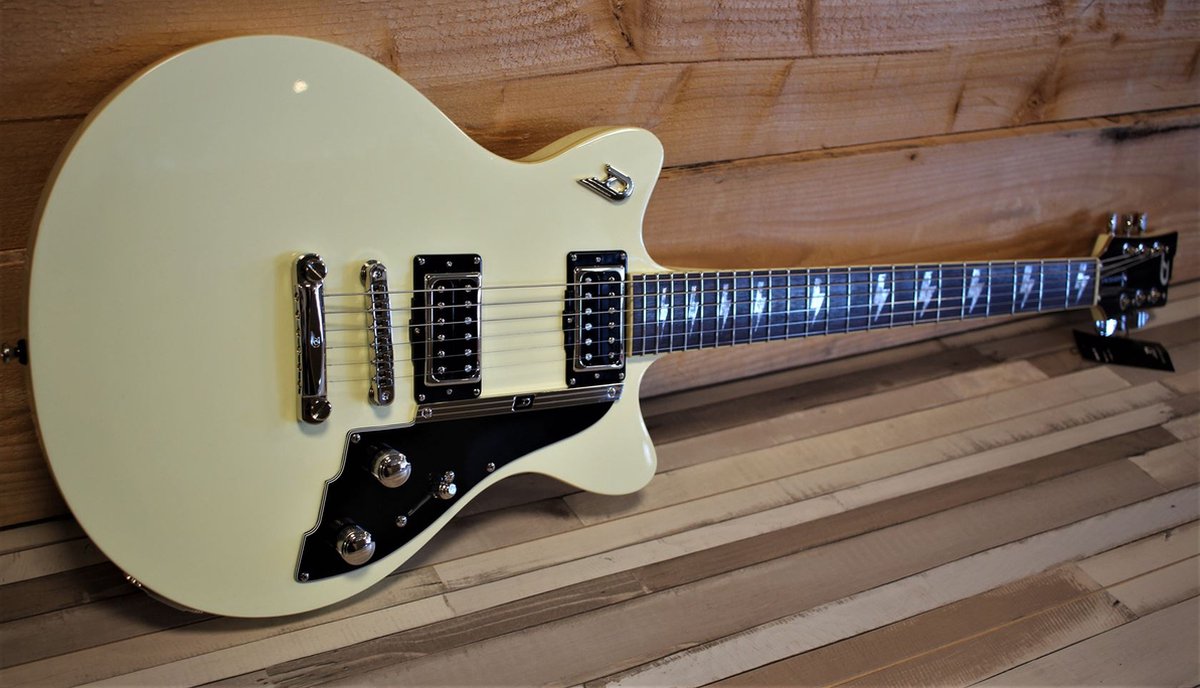 Duesenberg Bonneville Vintage White - Elektrische gitaar - wit