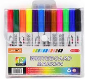 Whiteboard pennen - 12 stuks - stiften set - marker set - creativiteit - pennenset - kleuren - tekenen - schoolbord